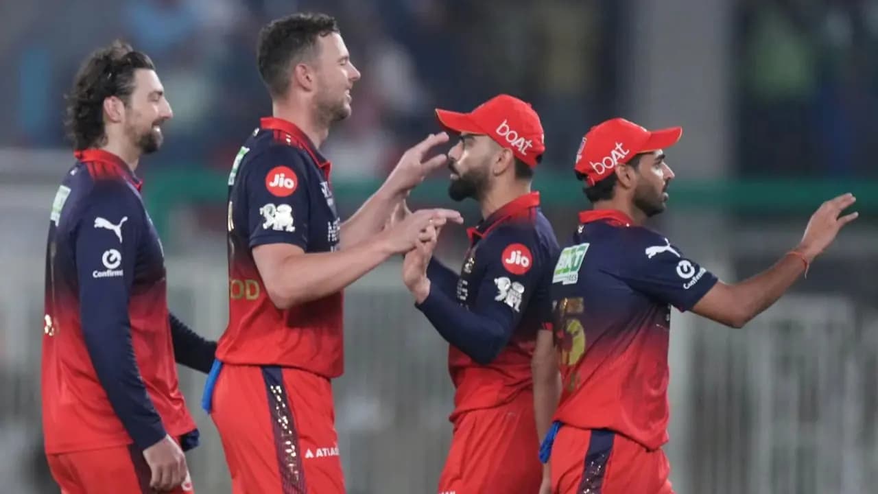 Gujarat Titans big guns failed to fire as wickets tumbled regularly handing RCB a comparatively easy target in the IPL final