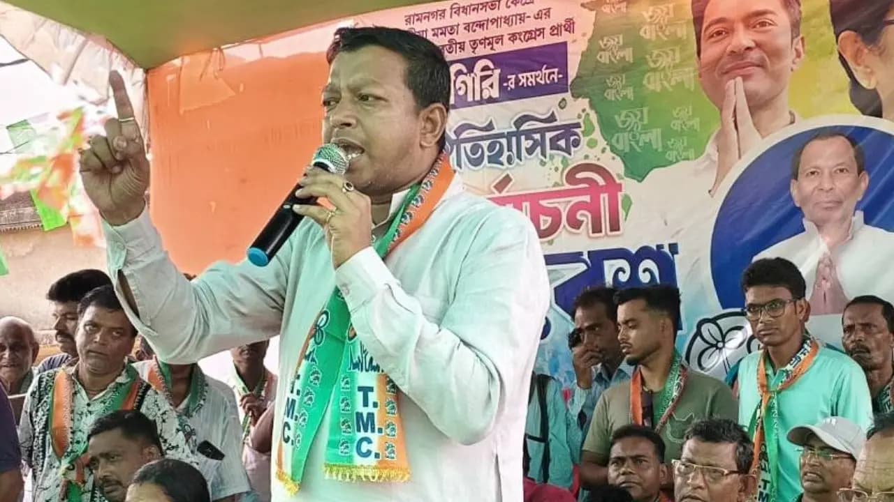 Kanthi tmc leader suprakash giri explosive reaction on ritabrata banerjee
