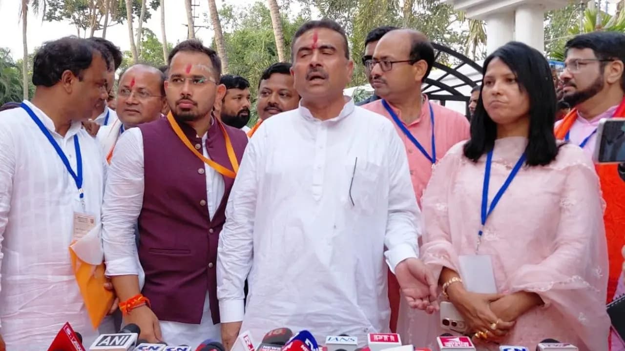Suvendu Adhikari at Tarakeswar