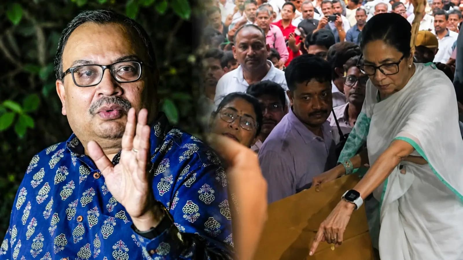 Kunal Ghosh and Mamata banerjee