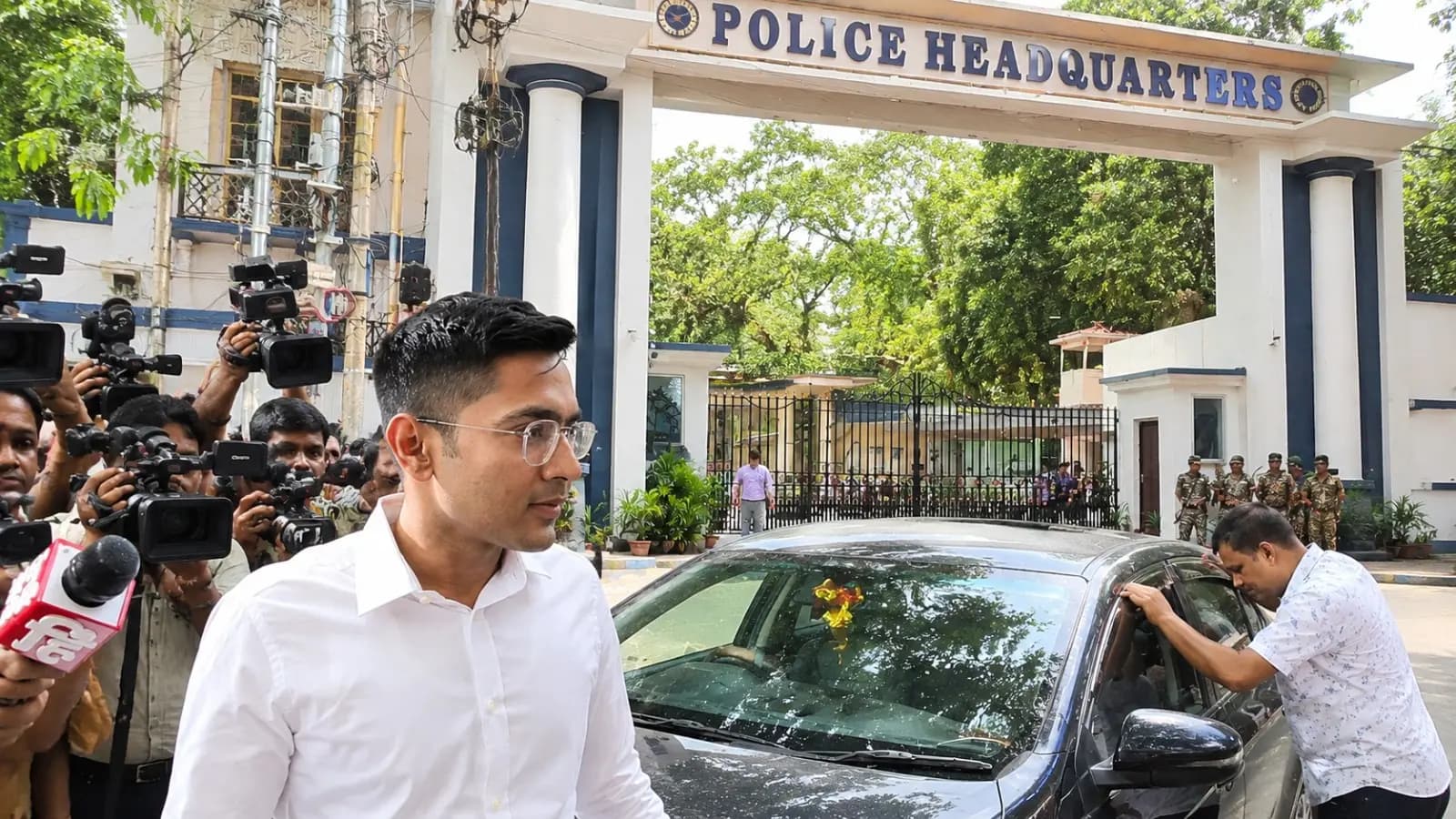 Abhishek Banerjee Arrives At CID Office For Questioning