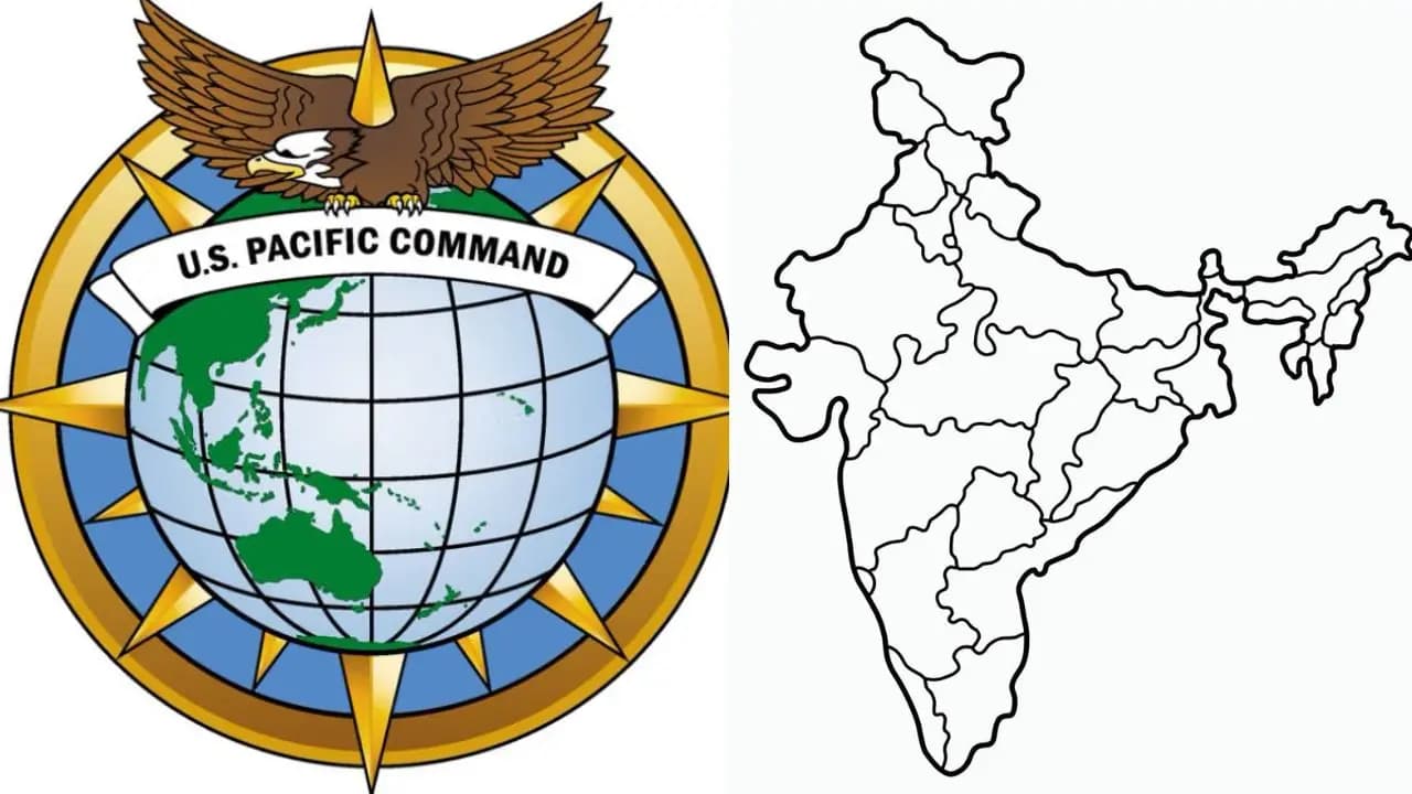 US military command renamed: Indo dropped intense controversy erupts over the publication of an incorrect map of India