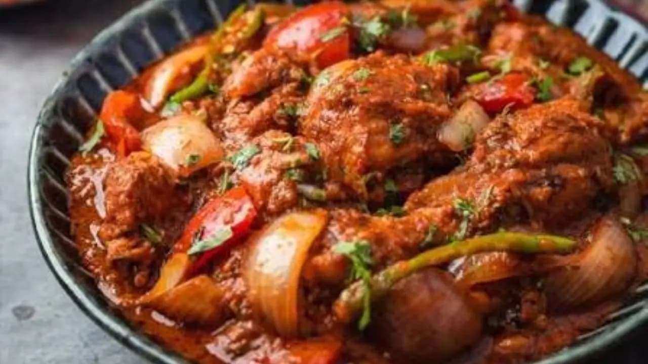 chicken do pyaza