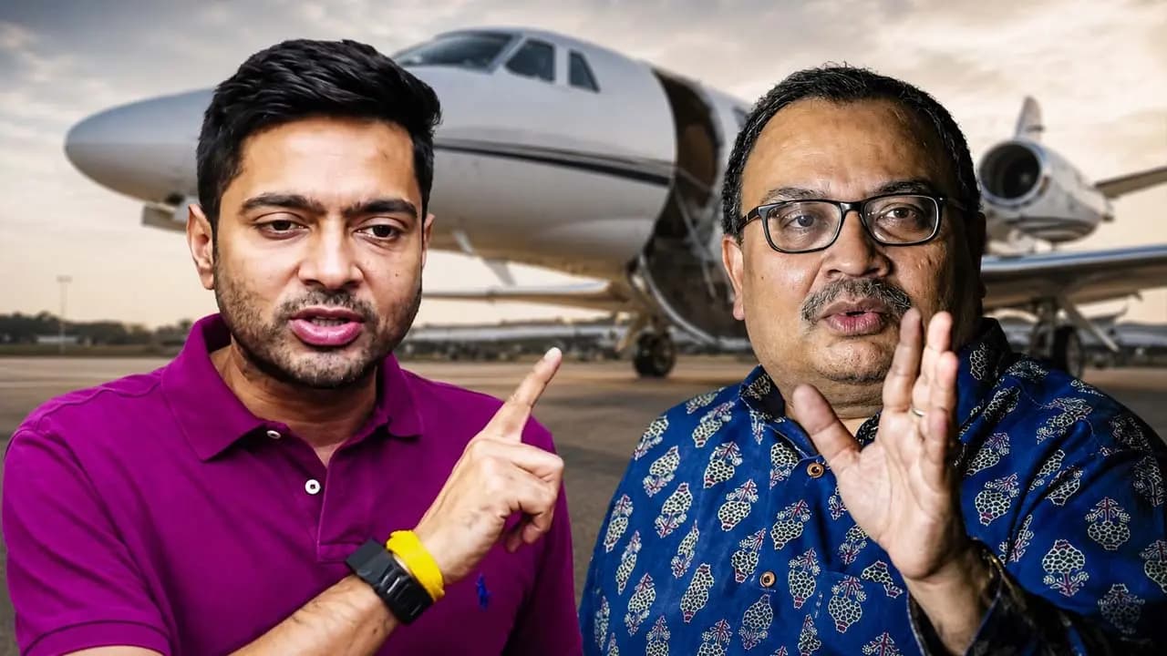 Kunal Ghosh lashed out at Abhishek Banerjee for travelling to Delhi in a chartered plane