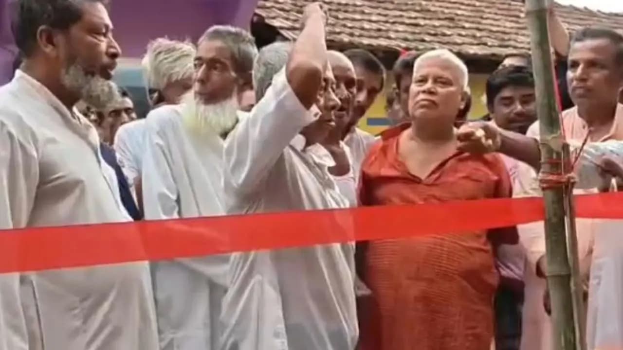 cpim reopened party office in south 24 pargana bhangar