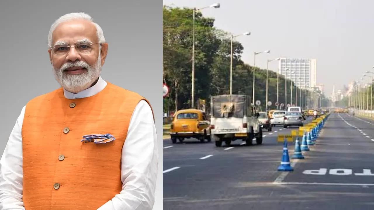 PM Visit to Kolkata: Trafiic restrictions on various areas by imposed by Kolkata Police