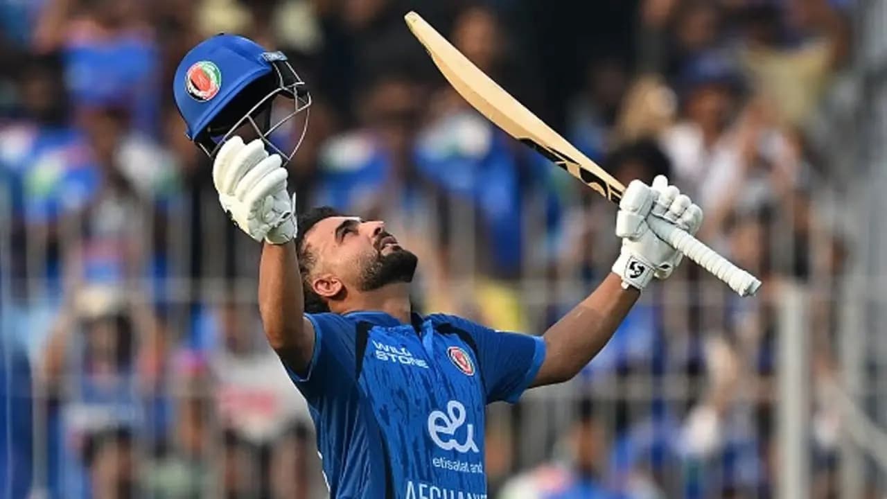 Afghanistan captain Hashmatullah Shahidi cracked his maiden ODI century in the third match against India