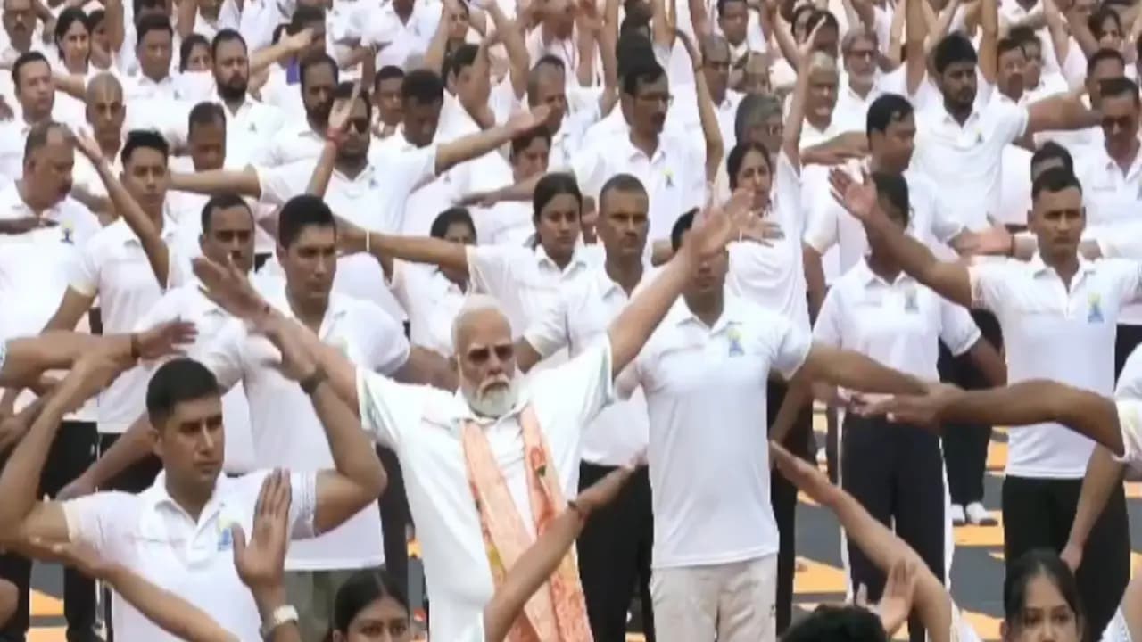 international yoga day 2026 update PM Narendra Modi says at red road here-what-he-says-on-12th-annual-international-day-of-yoga