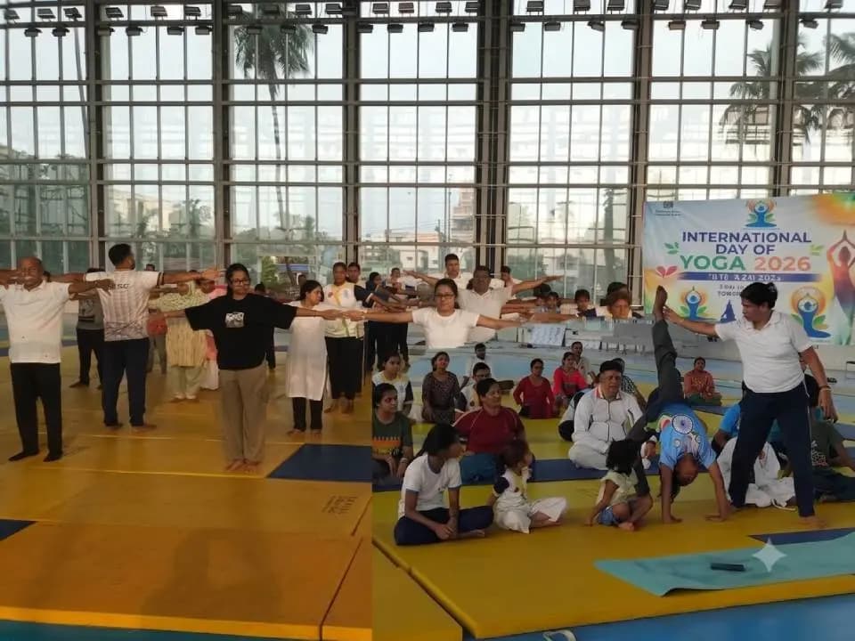 Techno India Group Celebrates International Yoga Day with Great Enthusiasm under the Acharyas Guidance