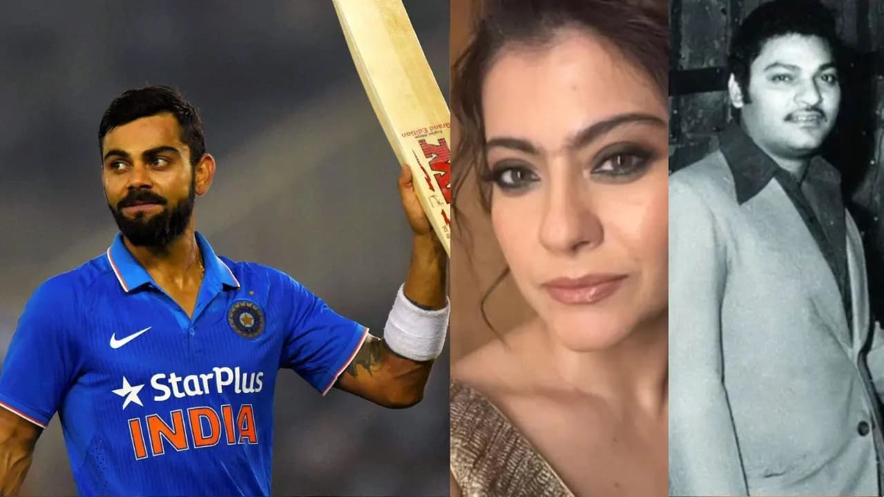 Virat kohli and kajol gets emotional on fathers day