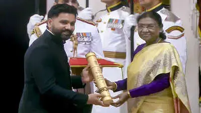 Rohit Sharma conferred Padmasree for outstanding contribution to Indian Cricket