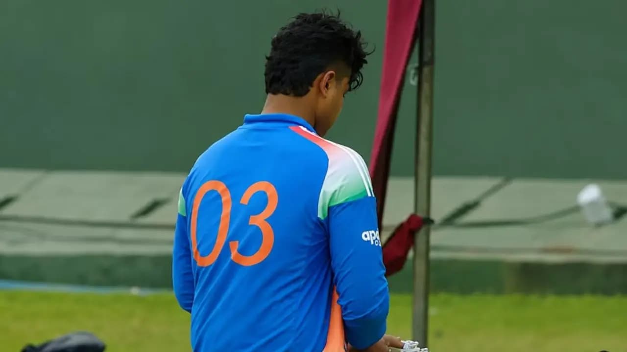 Vaibhav Sooryavanshi reacts to brother Ashirvads another impressive knock
