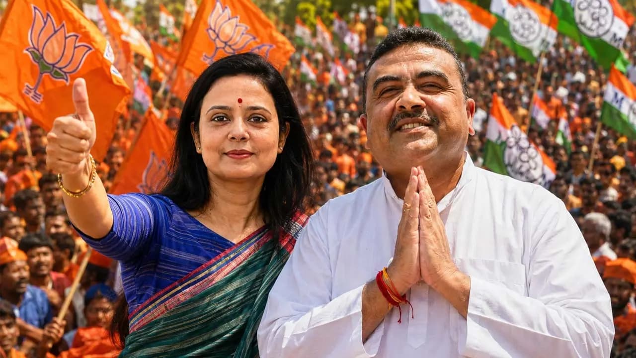 Mahua Moitra Praise Suvendu Adhikari, Mahua Moitra, Suvendu Adhikari, TMC, BJP, Mamata Banerjee, praise for CM fuels buzz