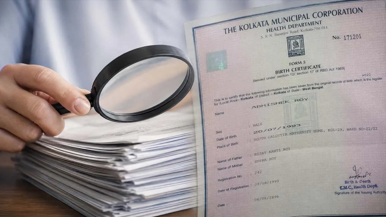Fake Birth Certificate: So far more than one point six one lakh suspicious birth certificates have been detected in West Bengal