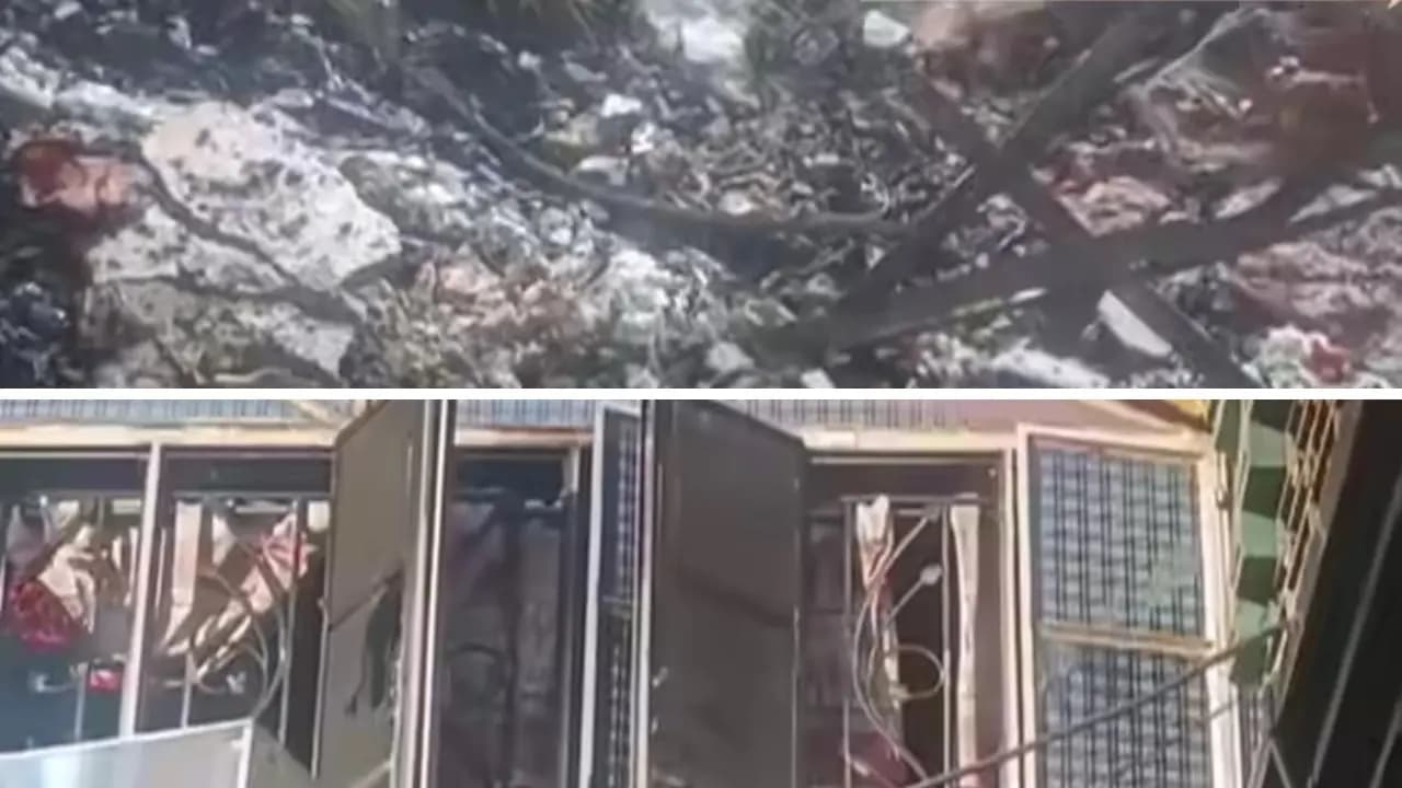 Devastating fire engulfed a house in Asansol, three severely injured