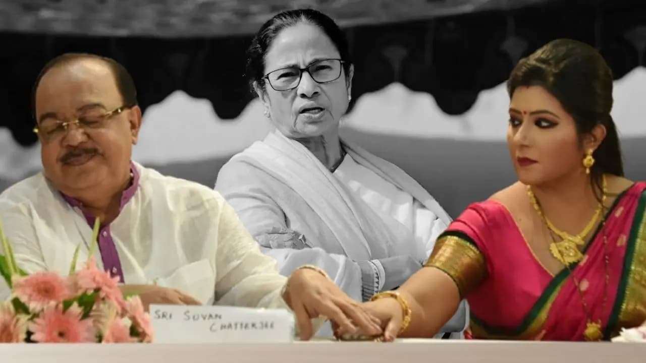 Sovan Baisakhi exclusive speculation after they meet tapas roy here baisakhi banerjee statement on mamata banerjee and TMC