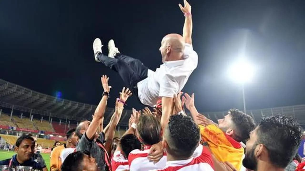 His goal marked the beginning of the Antonio Habas era in India on East Bengals coaching announcement day the disciple predicts East Bengal will go a long way under Sir