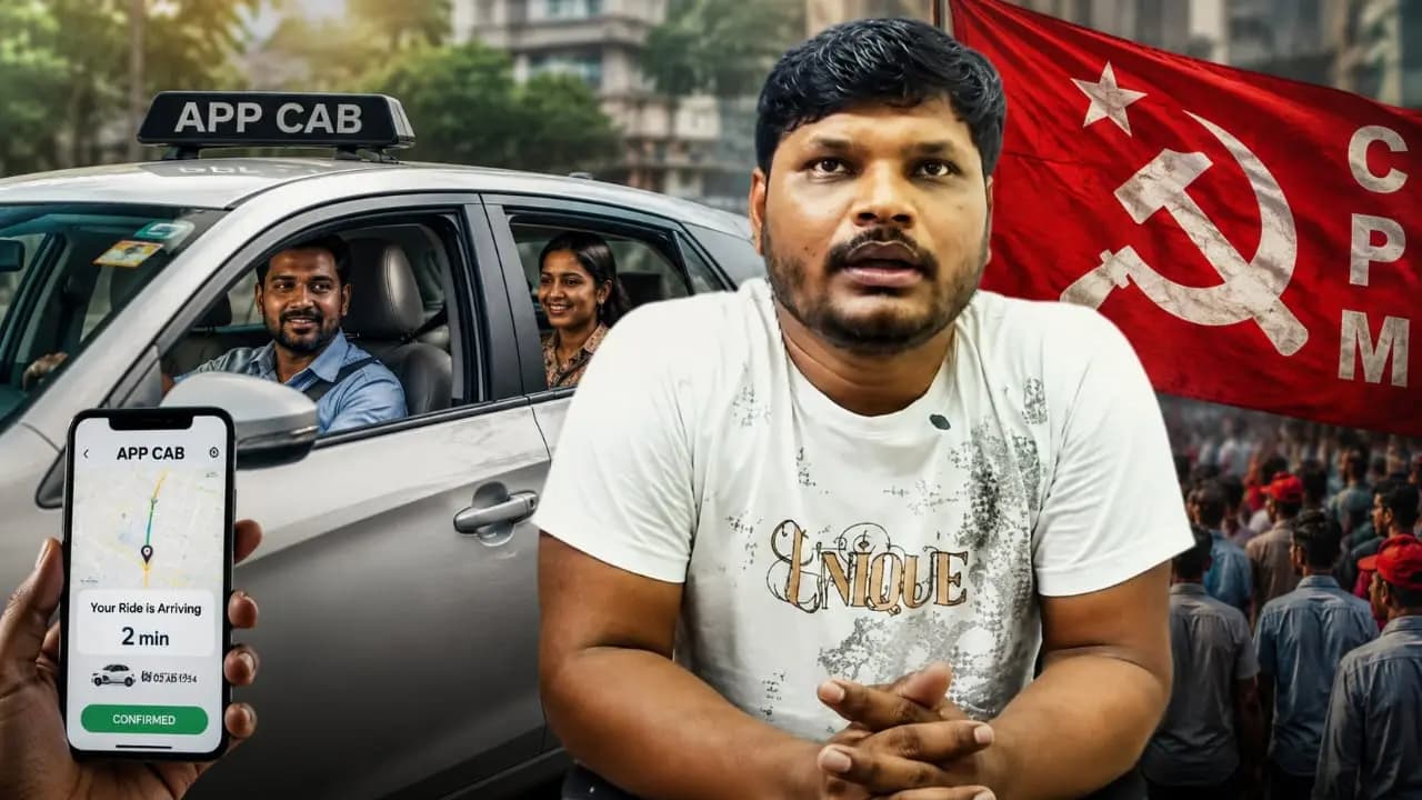 passenger asked app cab driver to remove citu sticker from the car
