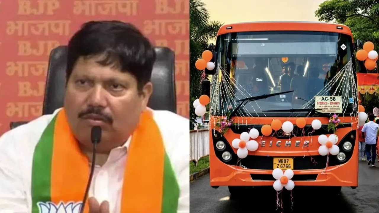 WB Govt Bus New Colour: WB Transport Minister Arjun Singh announces Government buses in Bengal will now be saffron coloured