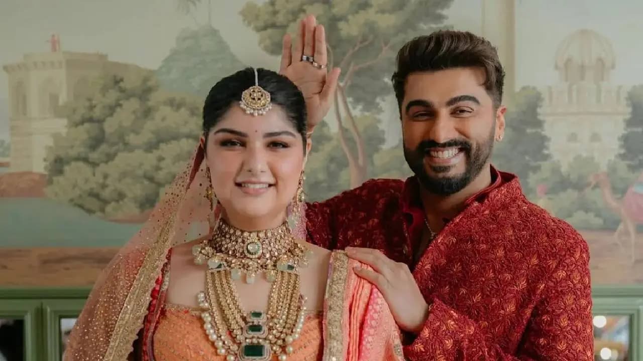 Arjun Kapoor pens emotional note for sister Anshula Kapoor after her wedding