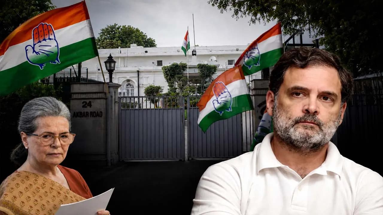 RTI Report: Congress has kept government property 24 Akbar Road under illegal occupation for the past 13 years