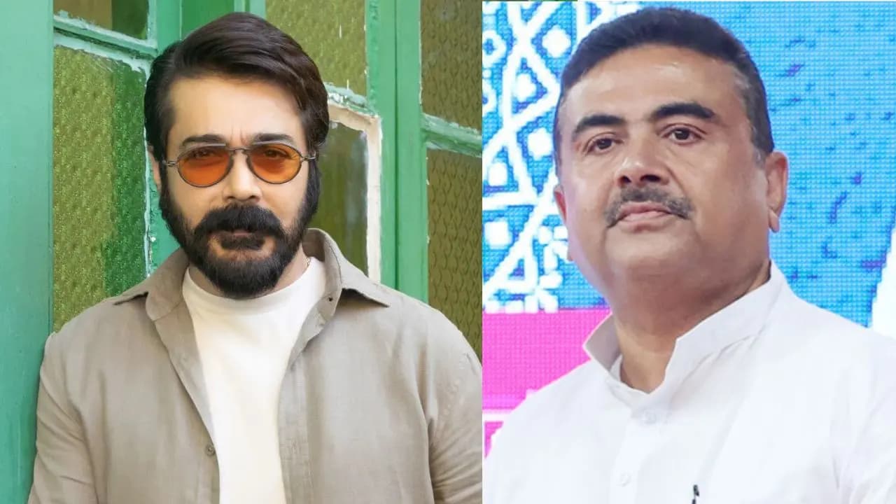 Prosenjit Chatterjee meets CM Suvendu Adhikari nabanna