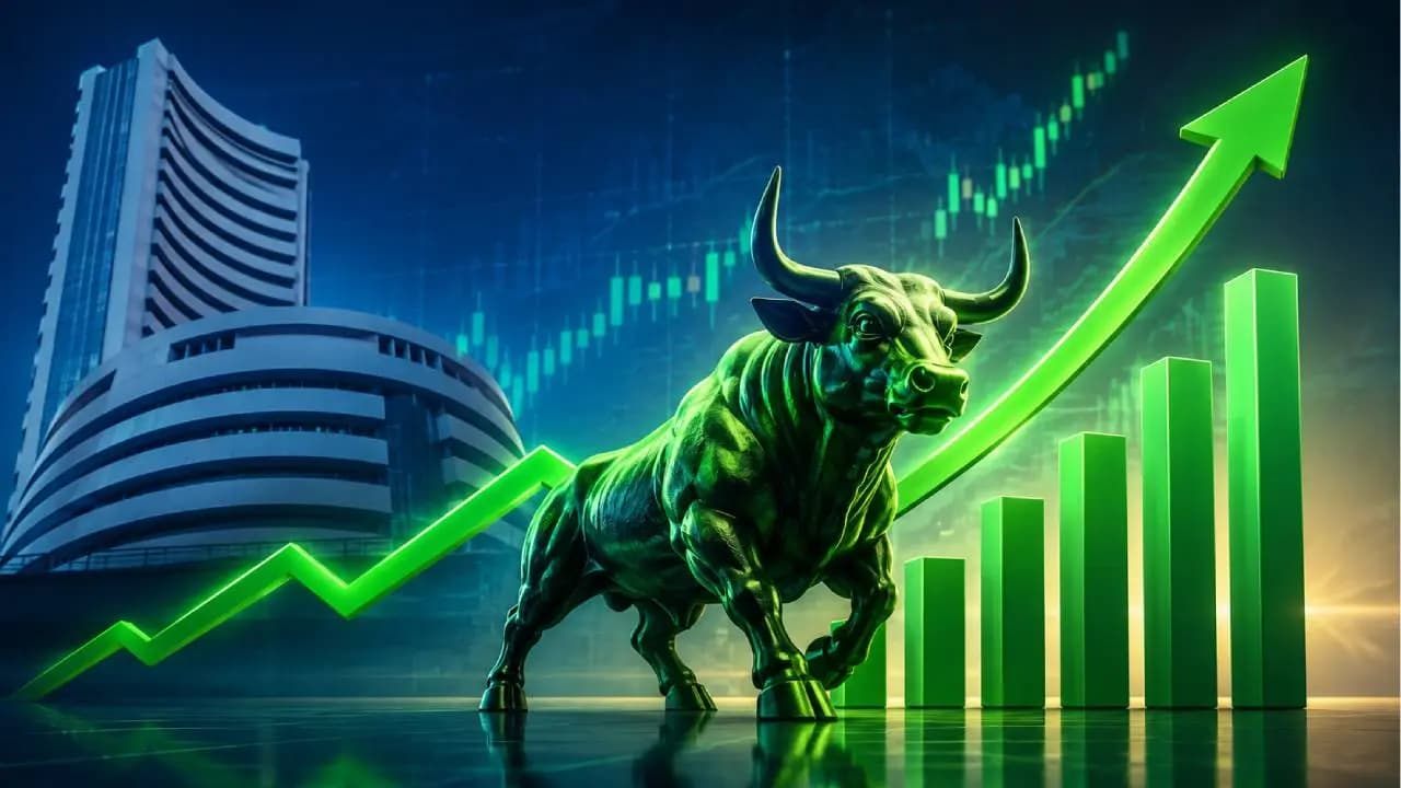 Bull Run on Dalal Street: Sensex Tops 77500, Investors Richer by 6 Lakh Crore