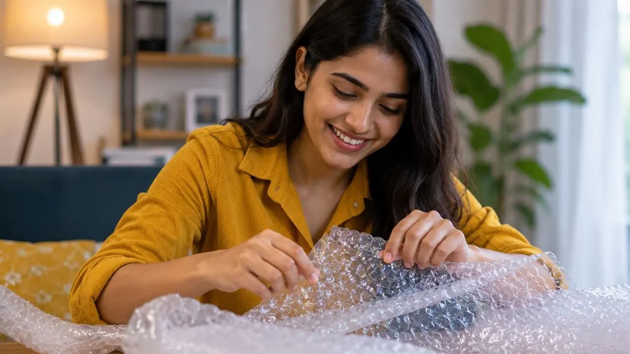 Why Do You Love Popping Bubble Wrap? Psychology Has the Answer Bubble wrap, psychology, popping, brain health