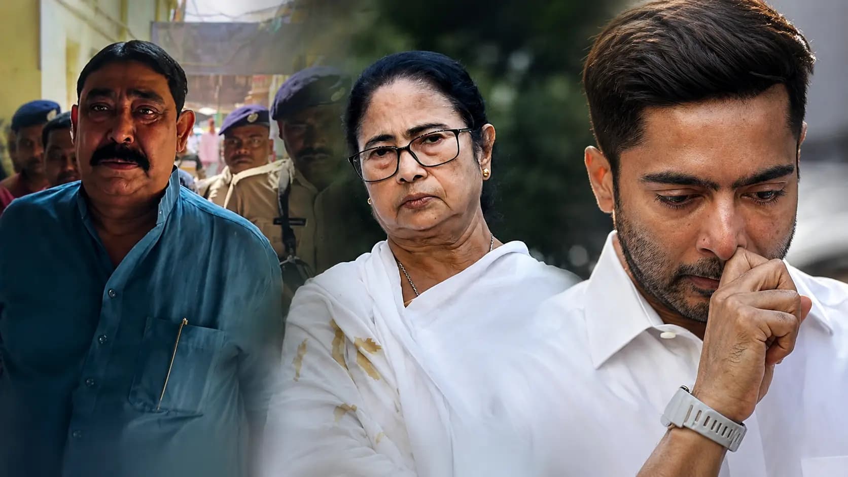 Anubratas return to Birbhum: Major changes at the Bolpur Trinamool office following Anubratas return to Birbhum! Abhishek dropped, only Mamata remains