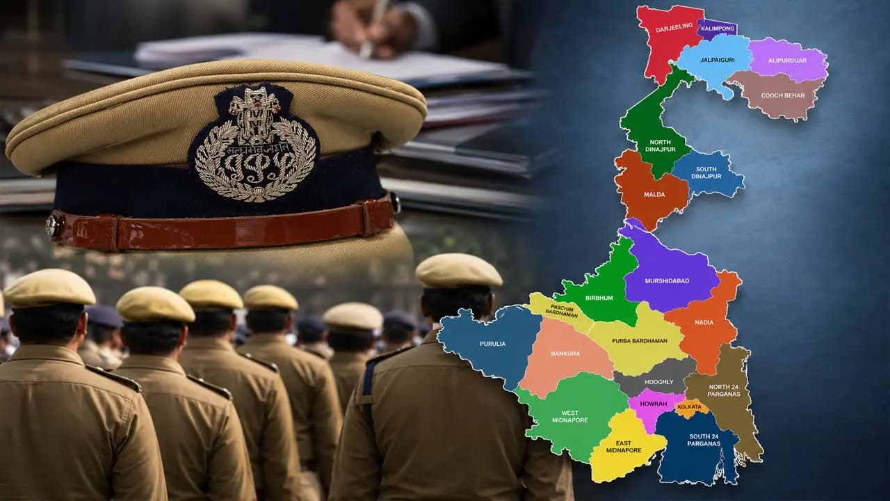 Major IPS reshuffle in West Bengal Supratim Sarkar removed as intelligence chief New Commissioner for Bidhannagar too who are the 33 transferred officers