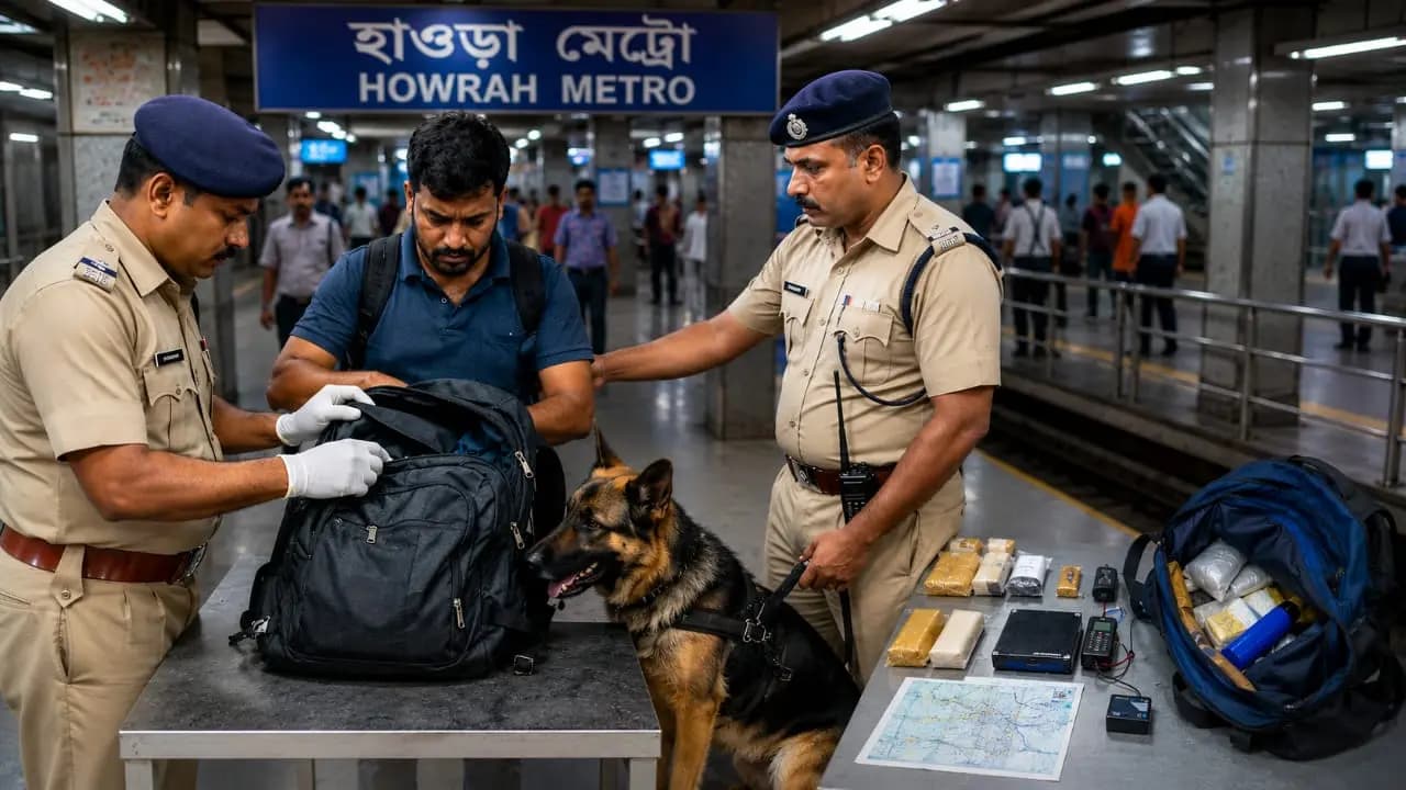 RPF Seized Huge Amount Of Silver Bars At Howrah Metro Station
