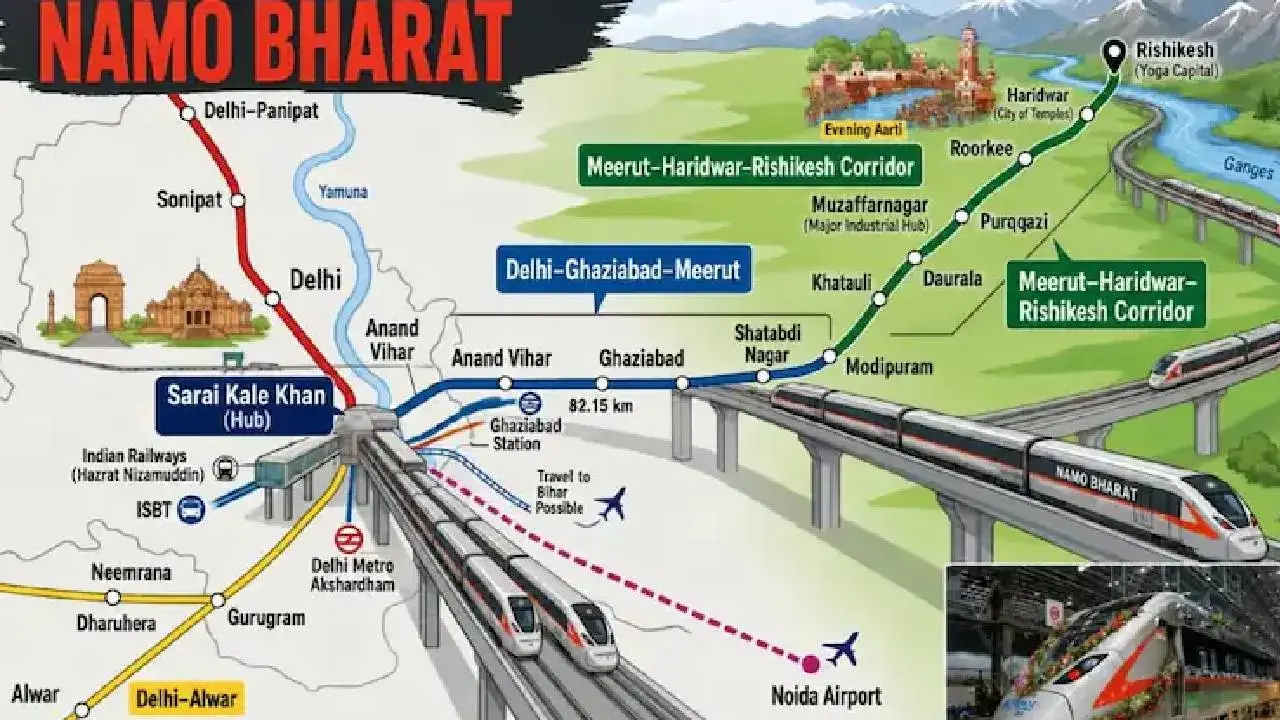Delhi-NCR Rapid Rail Network To Expand: Namo Bharat To Now Run Till Rishikesh
