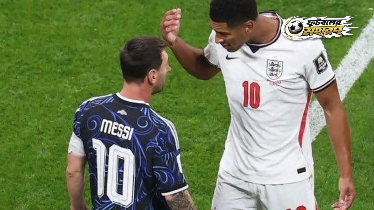World Cup 2026:What did England star Jude Bellingham say to Lionel Messi