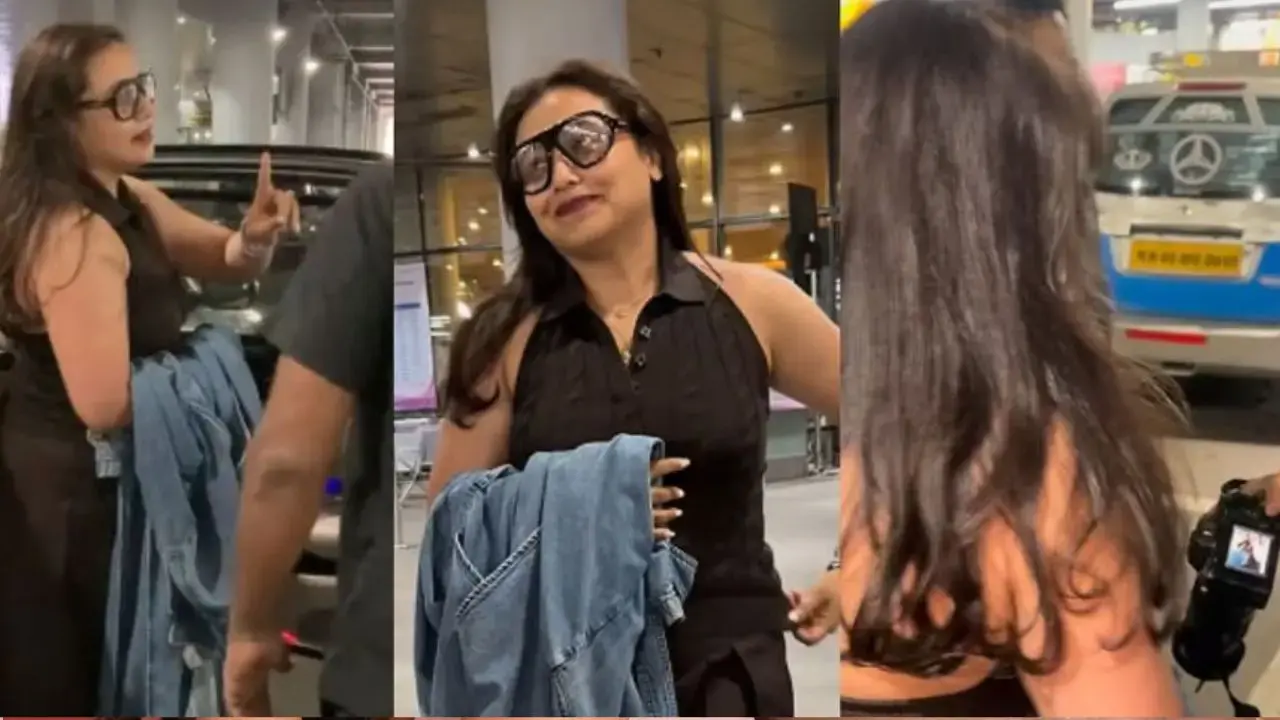 Rani Mukerji personally checks paparazzi's camera to ensure no adira picture clicked