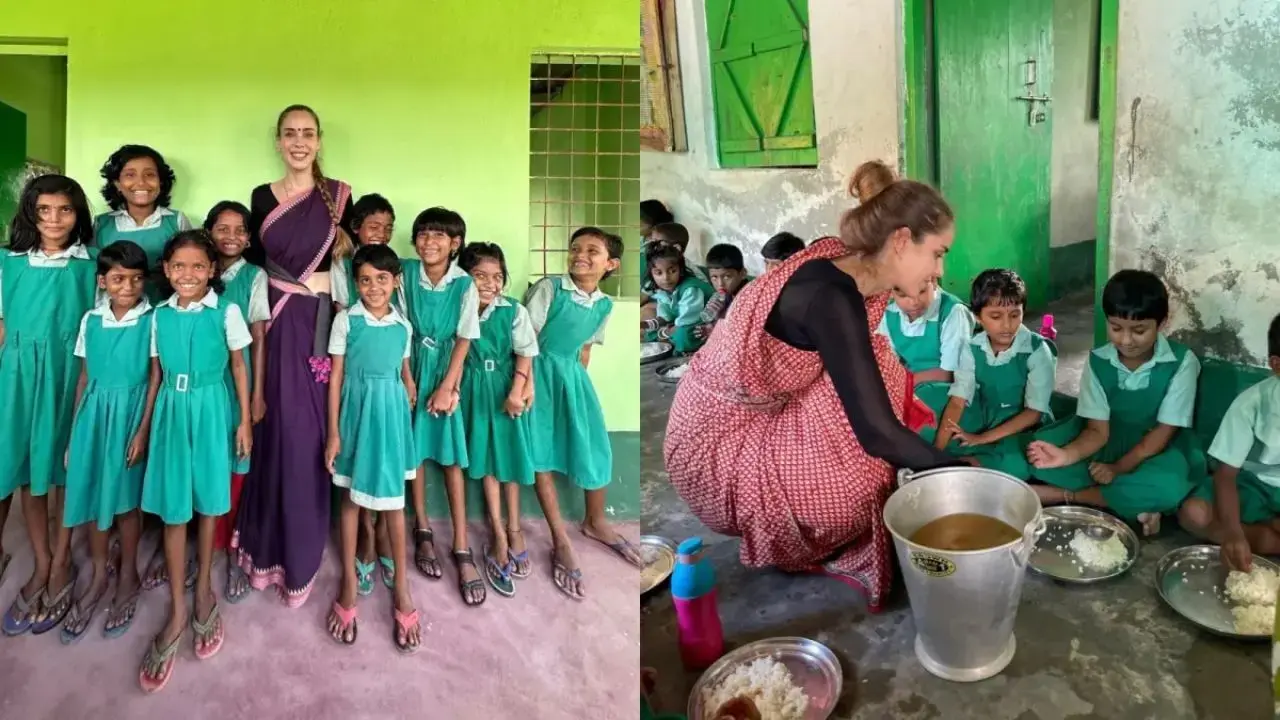 Viral Story: Swiss woman left her corporate jobs to start a free school in West Bengals Sunderban area for social and economically merginal students