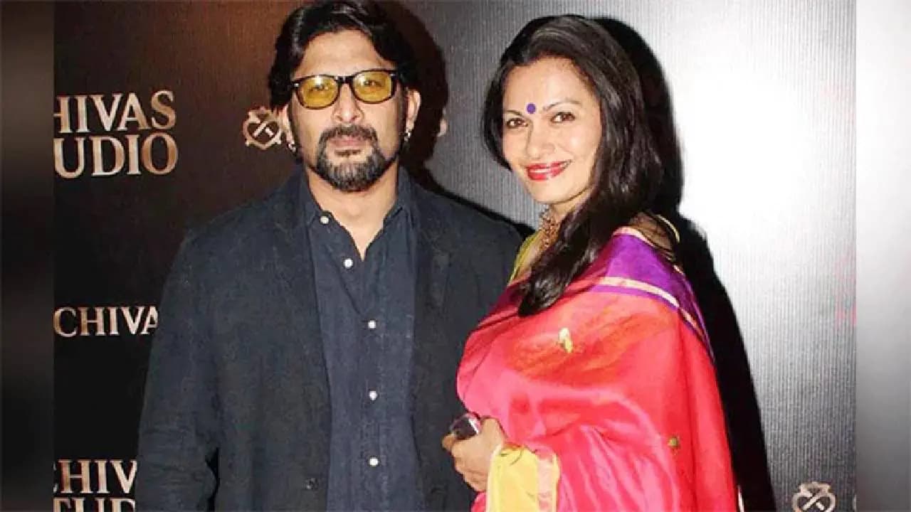 Arshad Warsi With His Wife Maria Goretti