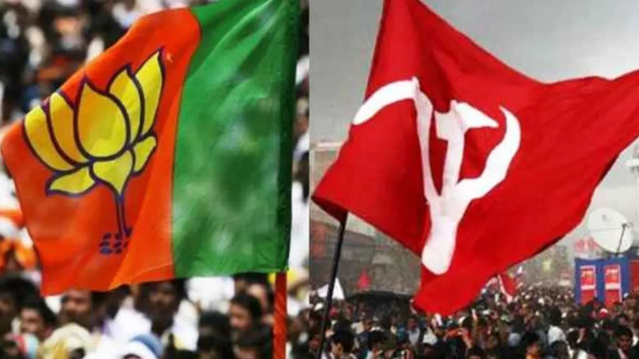 cpim and bjp mla together visited affected people of gobindopur murshidabad