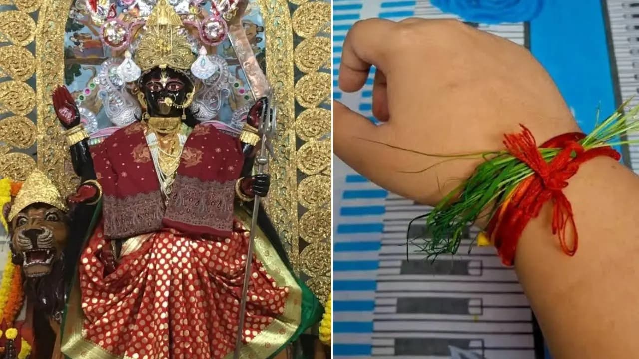 Bipodtarini Puja: Why Is Sacred Red Thread Tied on Wrist? Mythology Explained