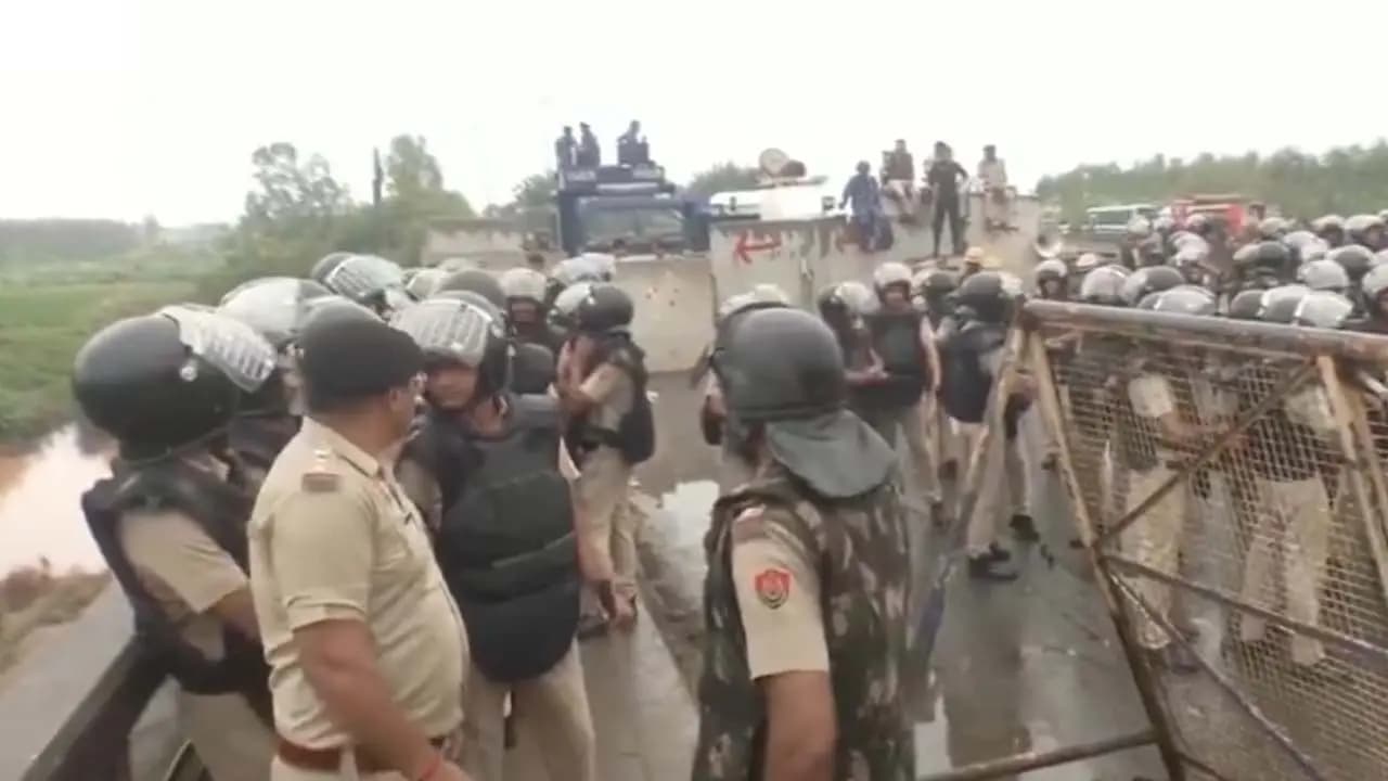 Farmers March: Is the panic from last time still haunting them Police stopped protesting farmers heading towards Delhi at Shambhu