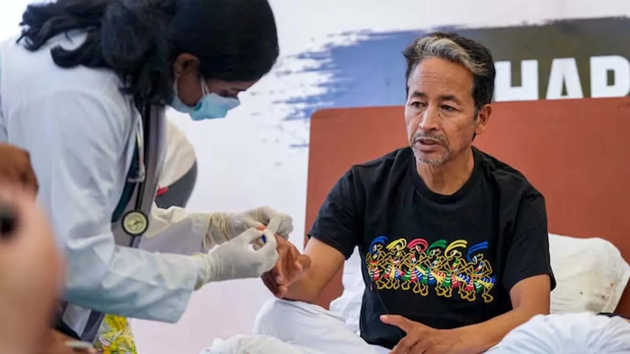 Sonam Wangchuk can be moved to Medanta hospital order by Delhi High Court