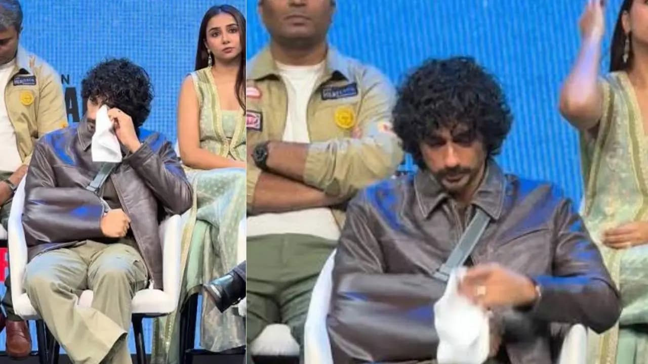 Siddharth broke down into tears during operation safed sagar trailer launch