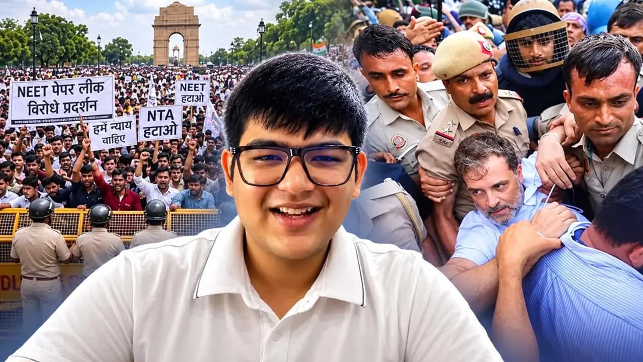 Why would I protest I seized the opportunity said Anshul Bansal the second-rank holder amidst the nationwide uproar over the NEET exam 2026