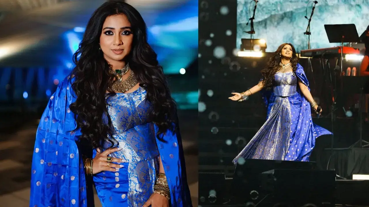 Shreya Ghoshal Fashion With a heritage banarasi silk saree looks gorgeous