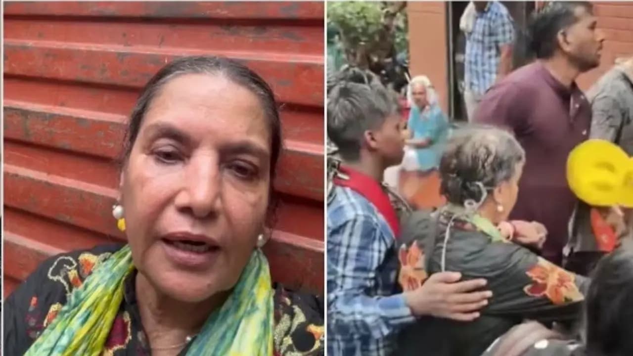 CJP Protesters harassed! Shabana Azmi suffers breathing difficulties due to tear gas