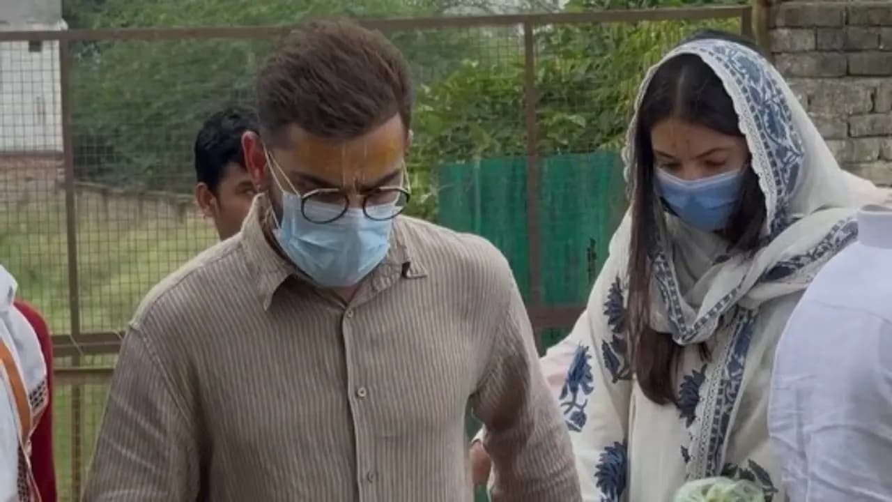 Virat Kohli and Anushka Sharma Visit Premanand Maharaj in Vrindavan Amid CJP Protest Backlash