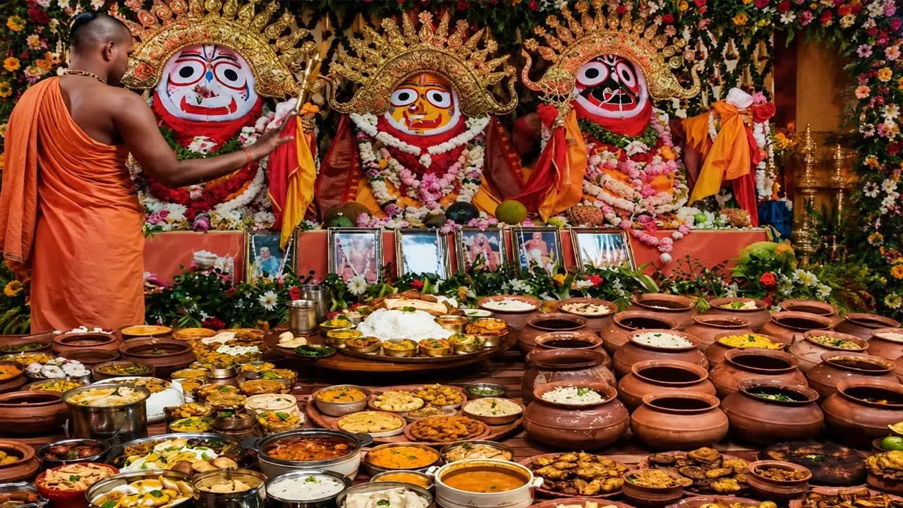 Lord Jagannath Bhog: Momo chowmein roll and biryani surprises in Lord Jagannaths Chhappan Bhog What else do the ISKCON authorities offer