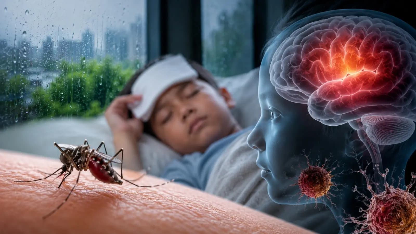 Japanese Encephalitis Symptoms Mosquito Bite Brain Infection