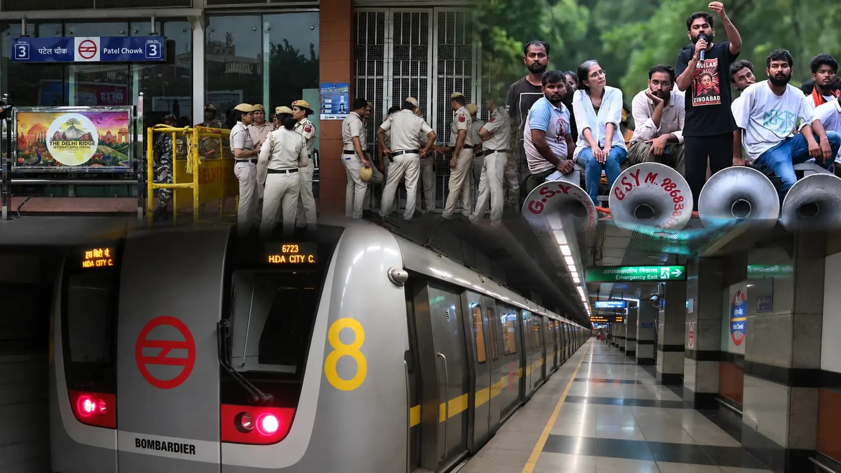 Delhi Metro Update: Central Delhis 17 metro stations closed today Three consecutive days with this