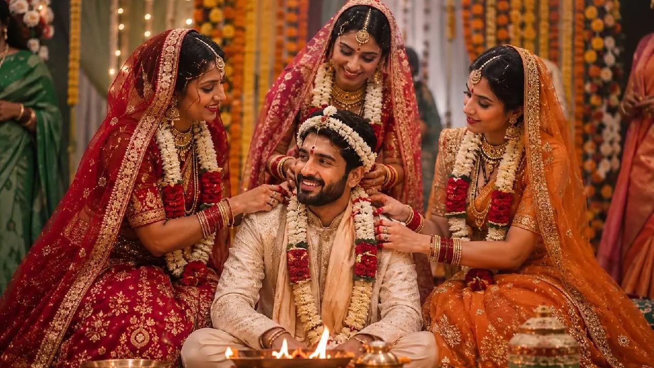 Viral Video: Three sisters marry one man so that they could live together