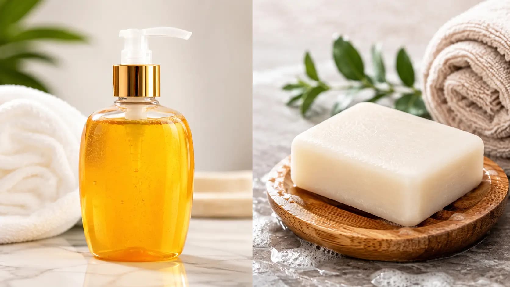 Liquid soap or bar soap—which is beneficial for the skin? Which one helps remove dirt?